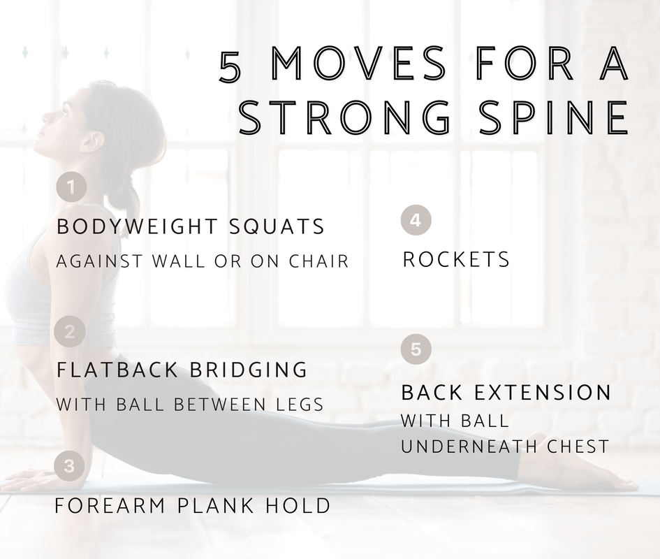 5 exercises for a strong spine, spinal strength and mobility